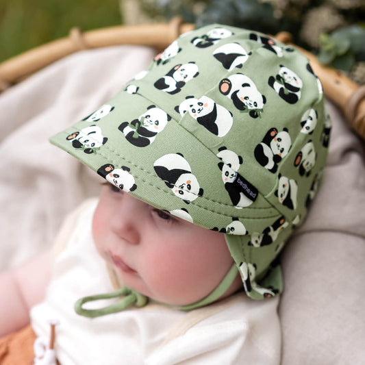 Legionnaire Flap Sun Hat - Panda