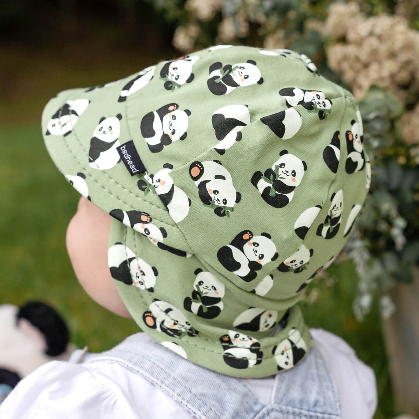 Legionnaire Flap Sun Hat - Panda