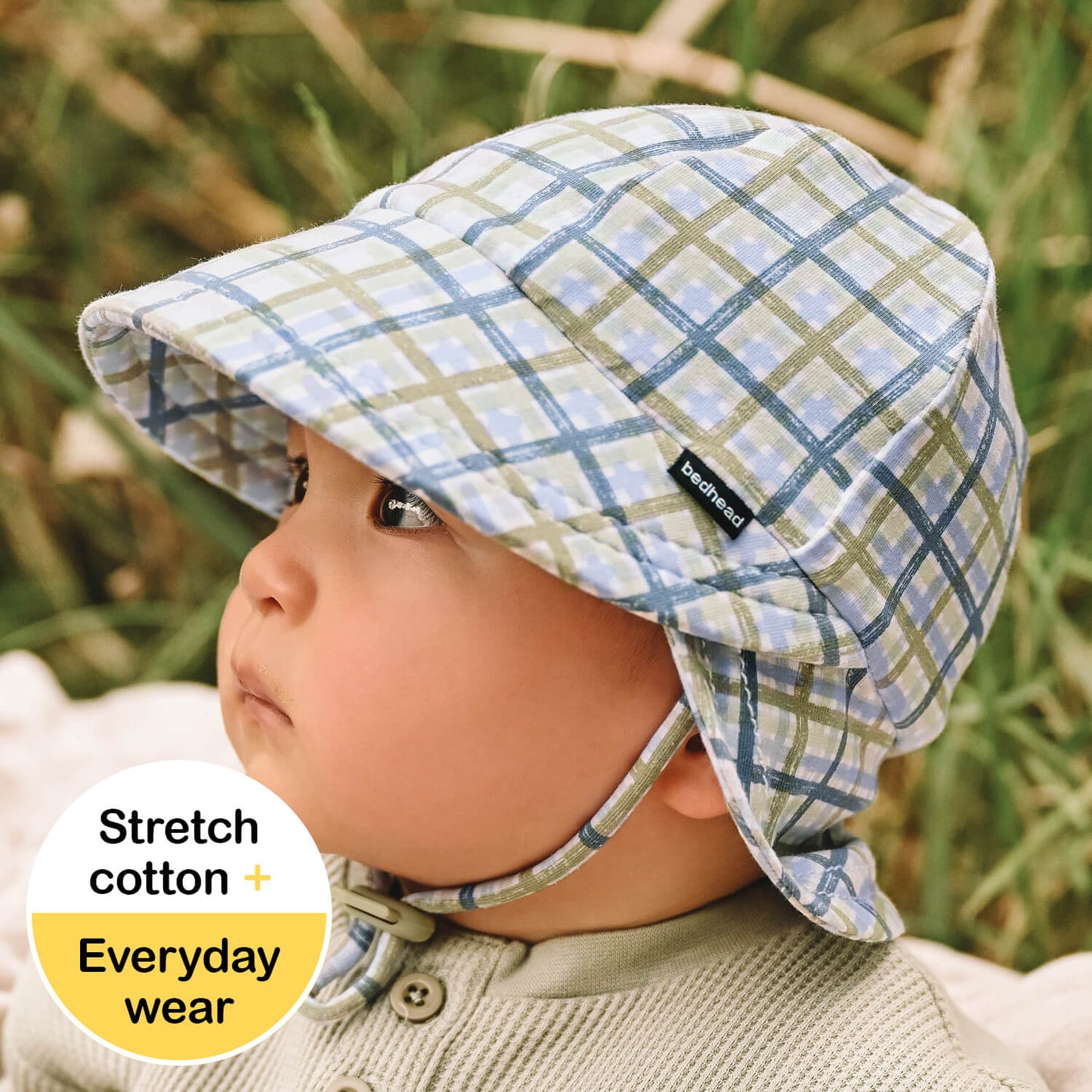Legionnaire Flap Sun Hat - Pasture
