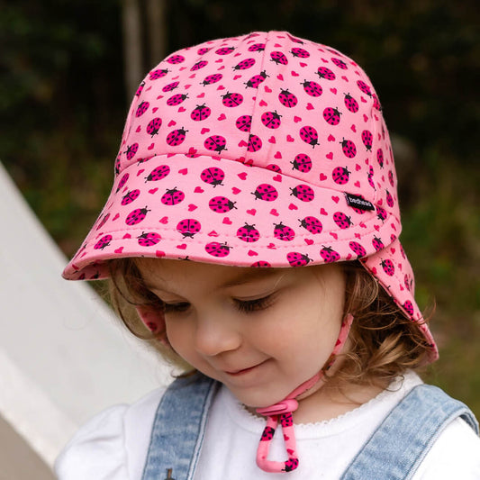 Legionnaire Flap Sun Hat - Ladybug
