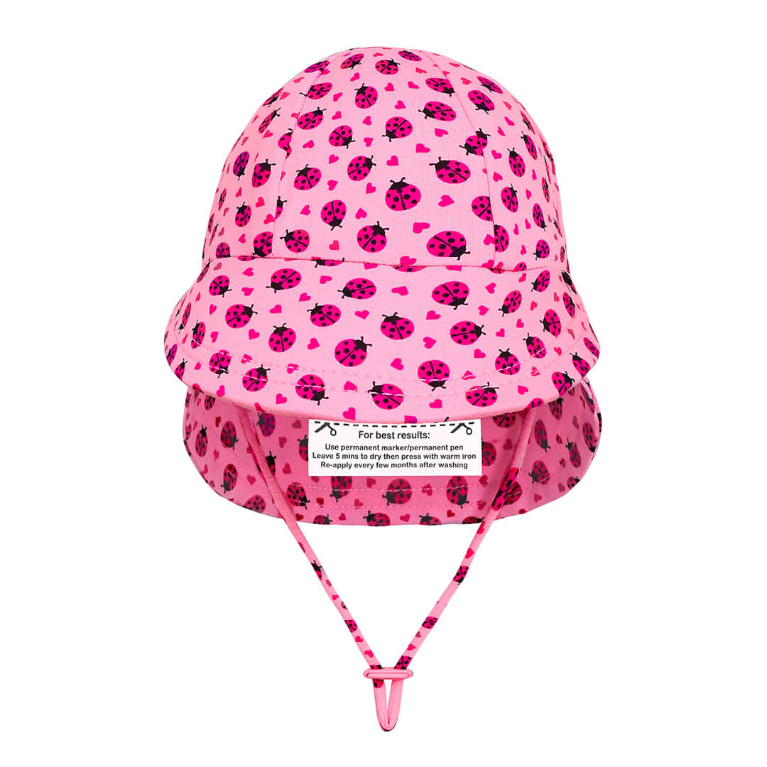 Legionnaire Flap Sun Hat - Ladybug