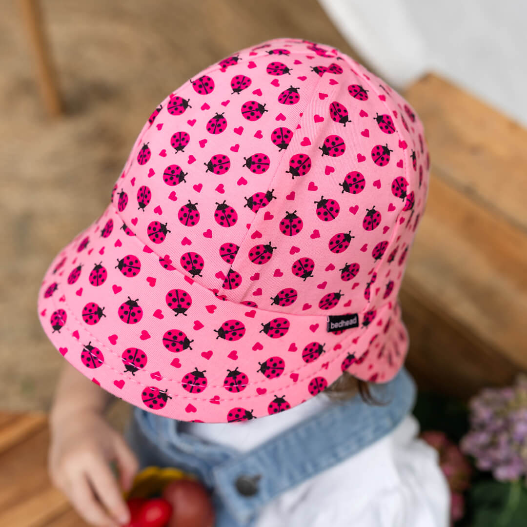 Legionnaire Flap Sun Hat - Ladybug