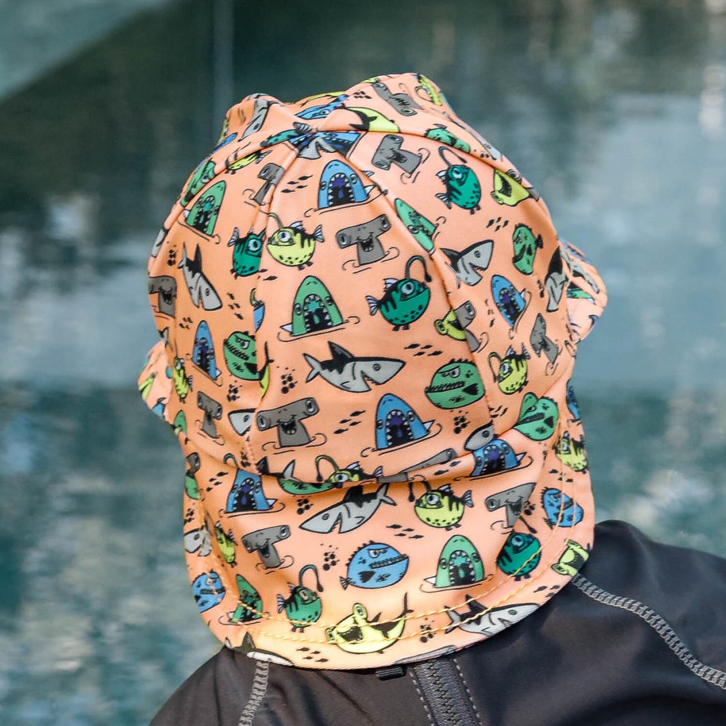 Swim Legionnaire Flap Beach Hat - Nippers