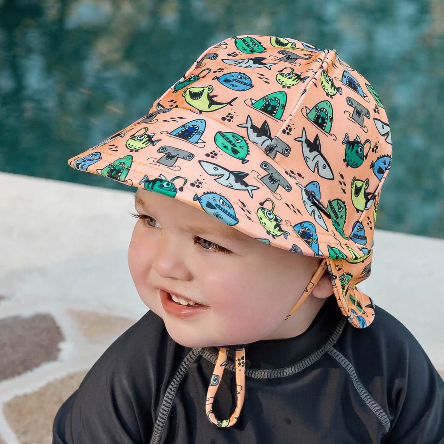 Swim Legionnaire Flap Beach Hat - Nippers