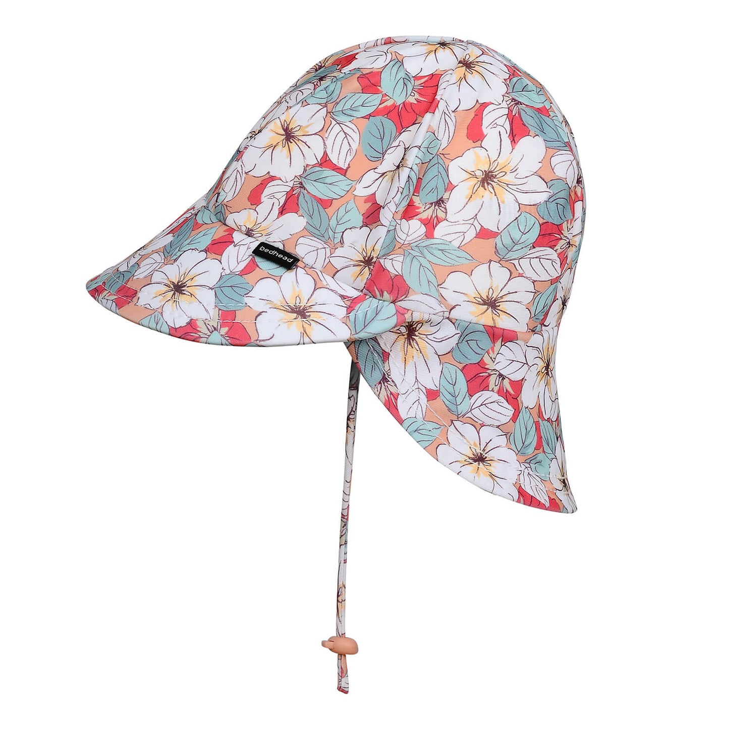Beach Legionnaire Flap Hat - Hibiscus