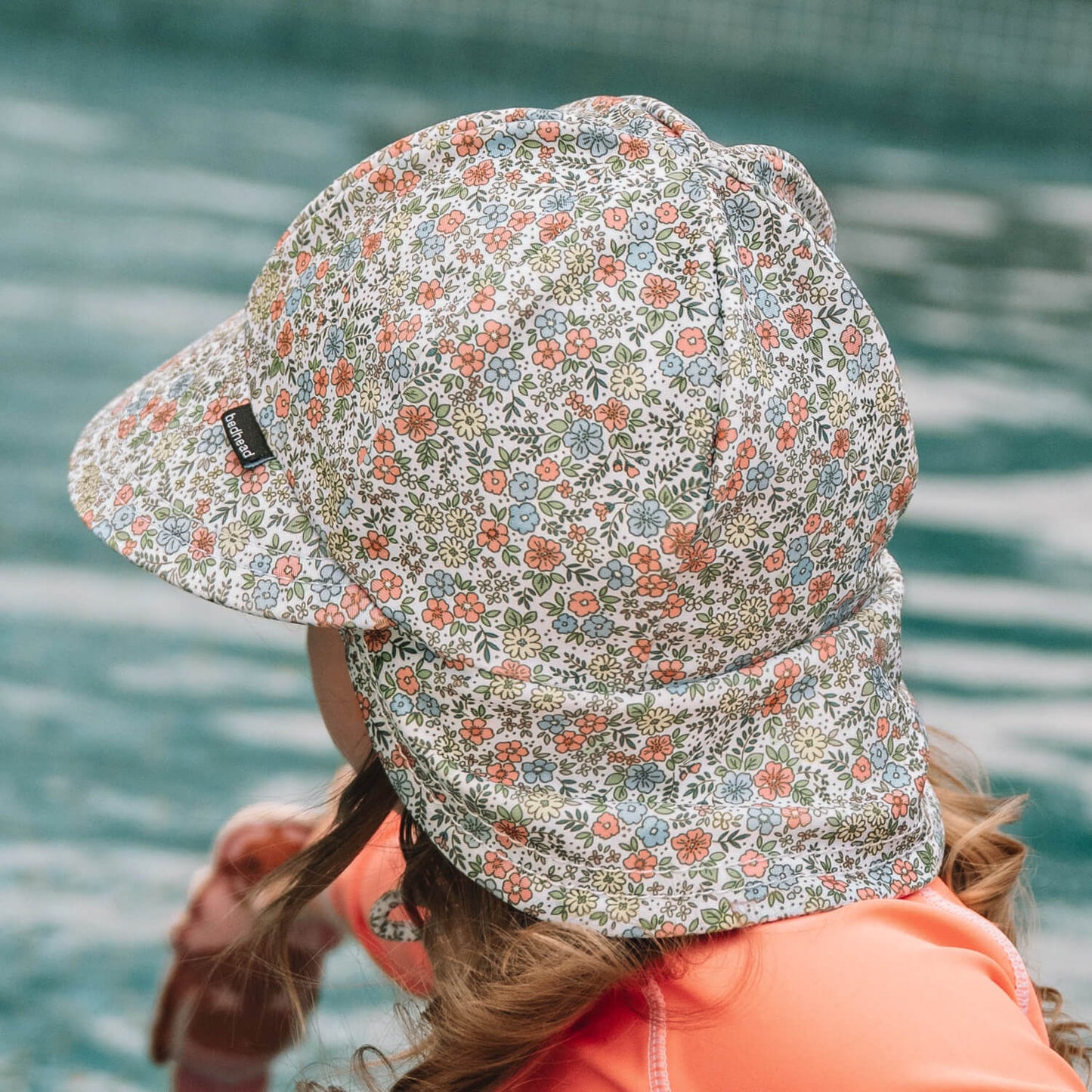 Swim Legionnaire Flap Beach Hat - Olivia