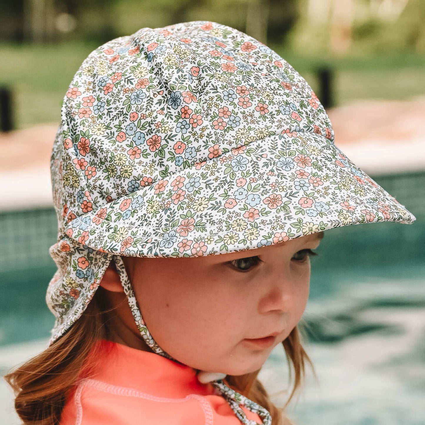 Swim Legionnaire Flap Beach Hat - Olivia