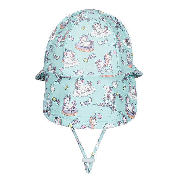Kids Swim Legionnaire Beach Hat - Unicorn
