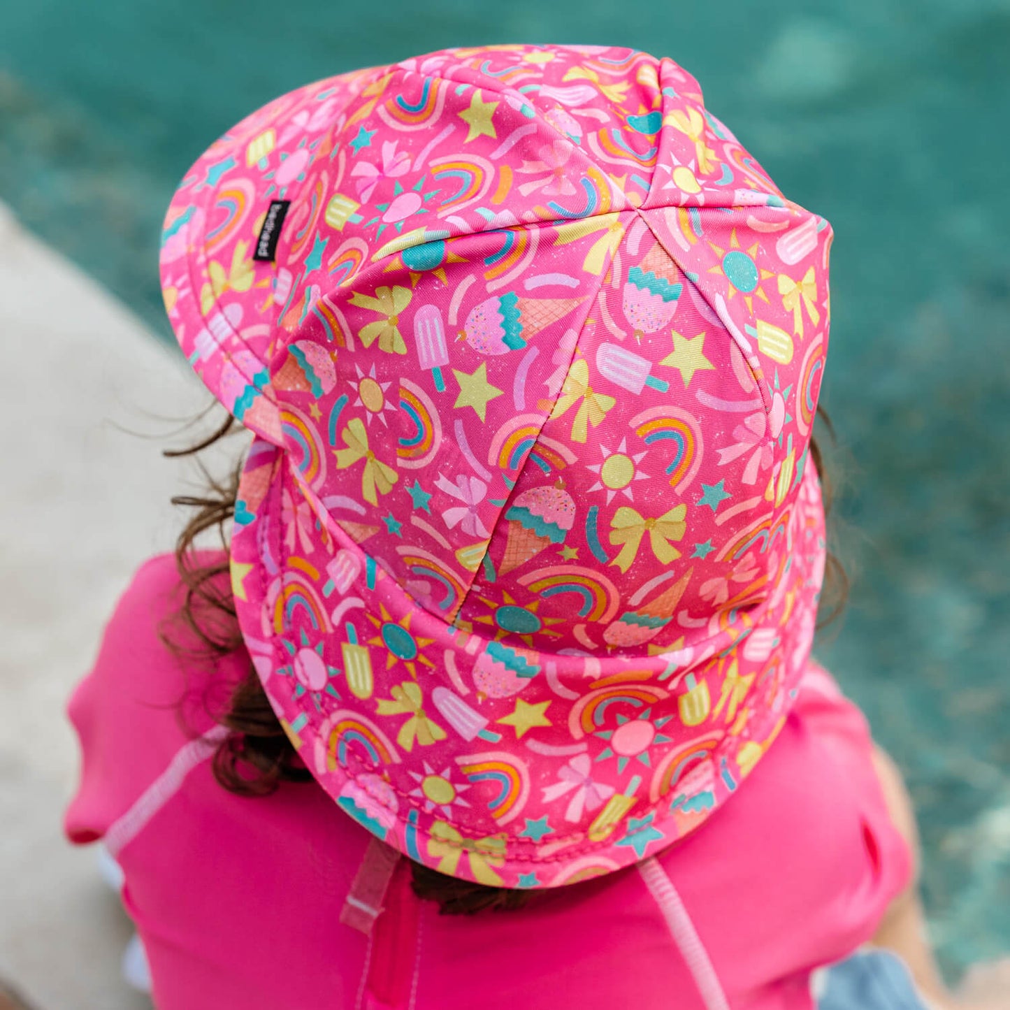 Swim Legionnaire Flap Beach Hat - Summertime