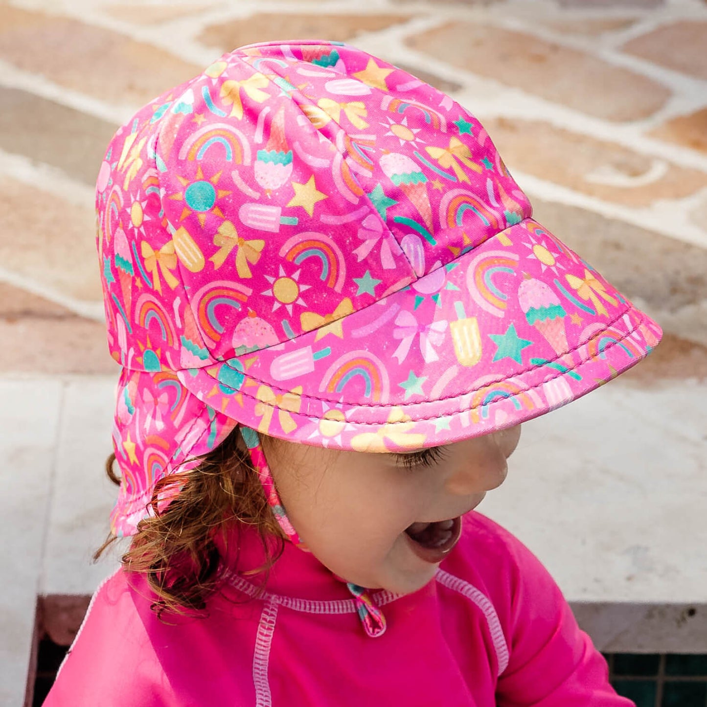 Swim Legionnaire Flap Beach Hat - Summertime