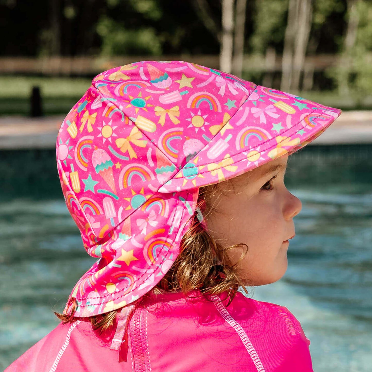 Swim Legionnaire Flap Beach Hat - Summertime