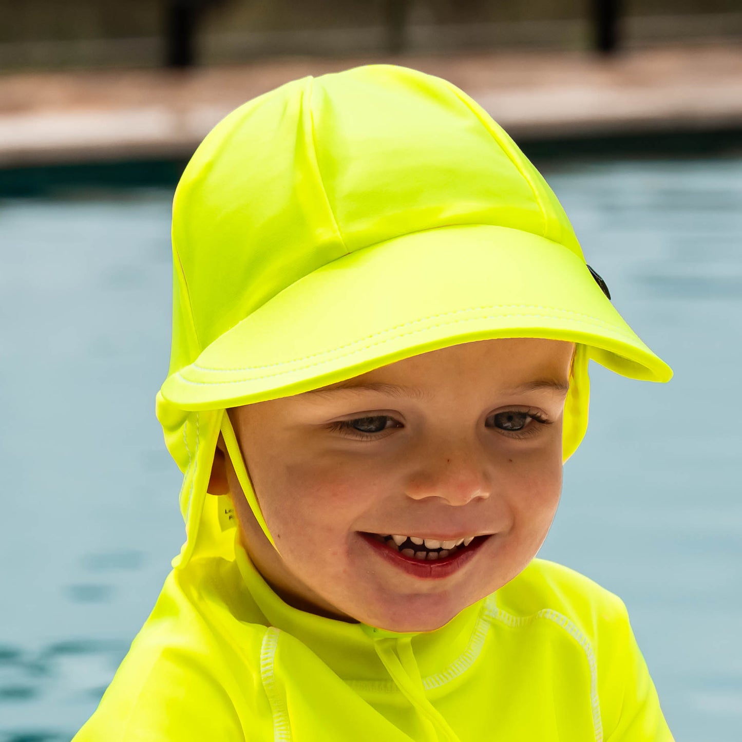 Swim Legionnaire Flap Beach Hat - Sunburst
