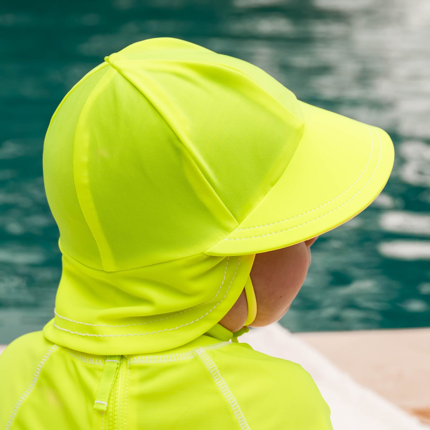 Swim Legionnaire Flap Beach Hat - Sunburst