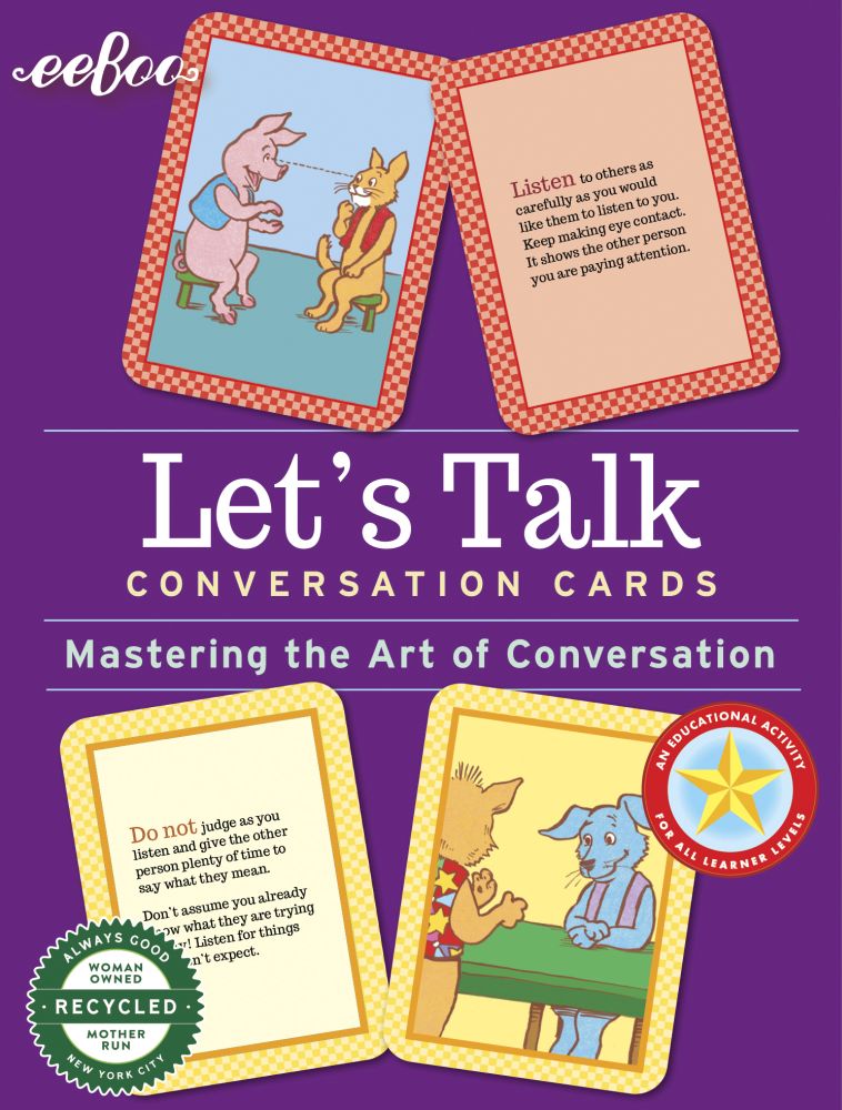 eeBoo Conversation Cards – Let’s Talk