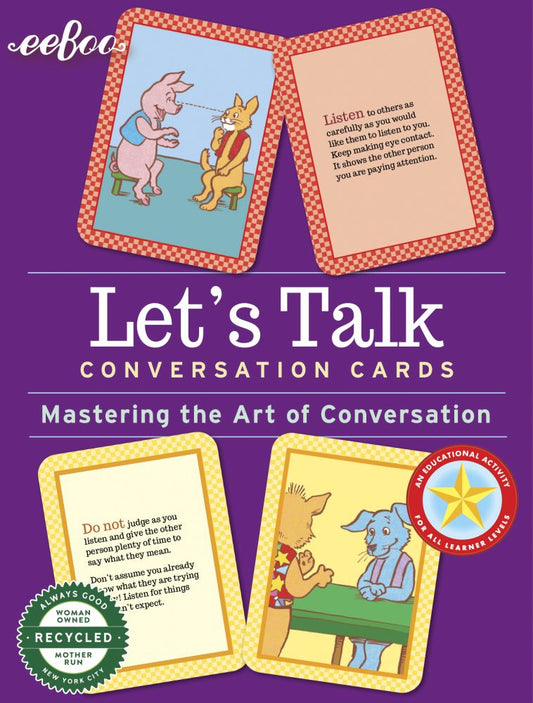 eeBoo Conversation Cards – Let’s Talk