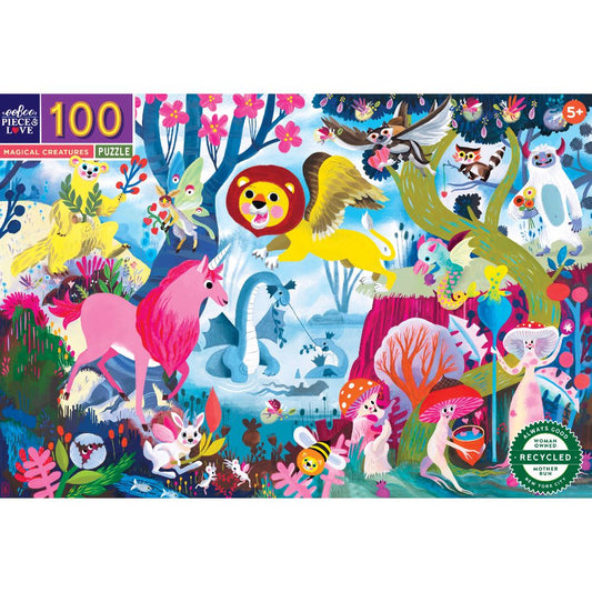 Magical Creatures 100 Piece Puzzle