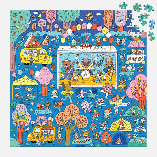 Music Festival 500 Piece Search & Find Family Puzzle