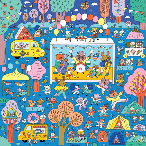 Music Festival 500 Piece Search & Find Family Puzzle