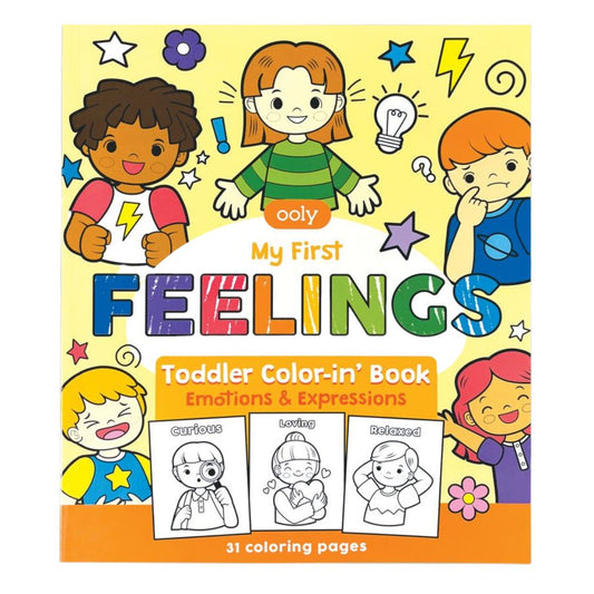 Ooly Colour-in’ Book Toddler- Feelings