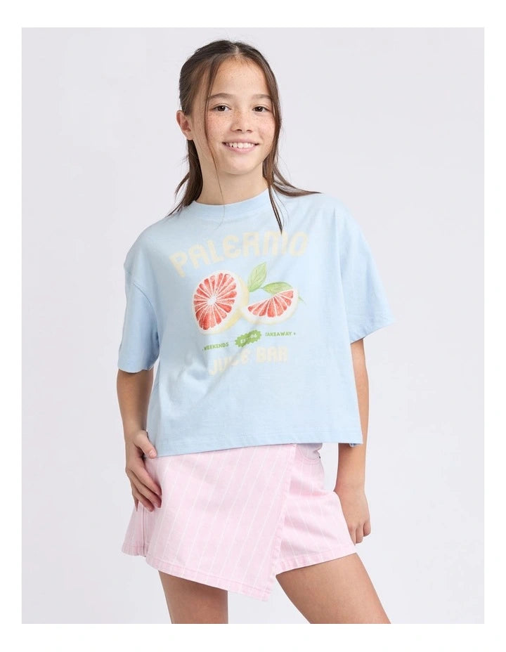Palermo Tee in Light Blue (Sizes 8-16)