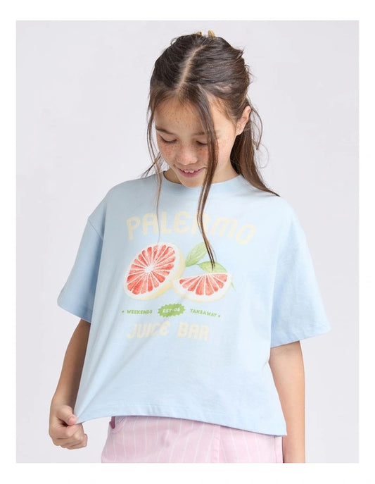 Palermo Tee in Light Blue (Sizes 8-16)