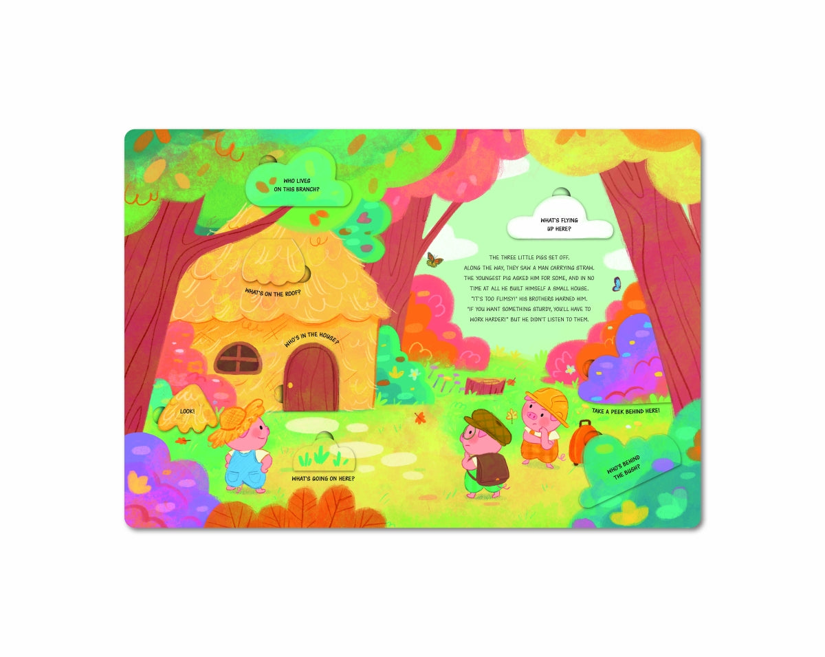 Peek a Flap Fairy Tales Three Little Pigs