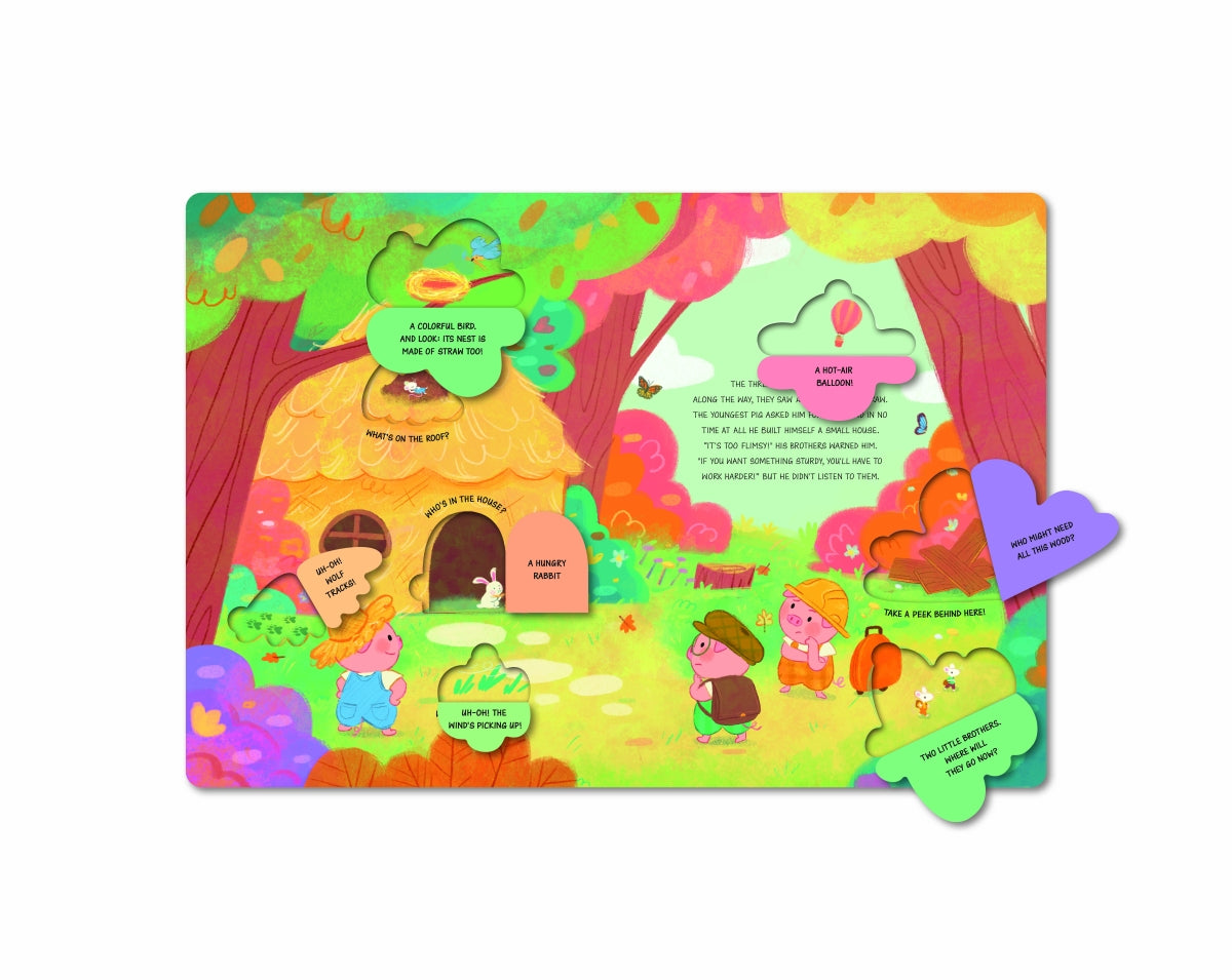 Peek a Flap Fairy Tales Three Little Pigs