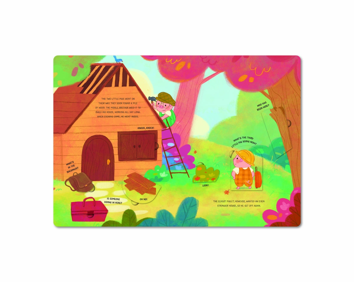 Peek a Flap Fairy Tales Three Little Pigs