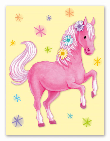 Mini Pink Pony Greeting Card