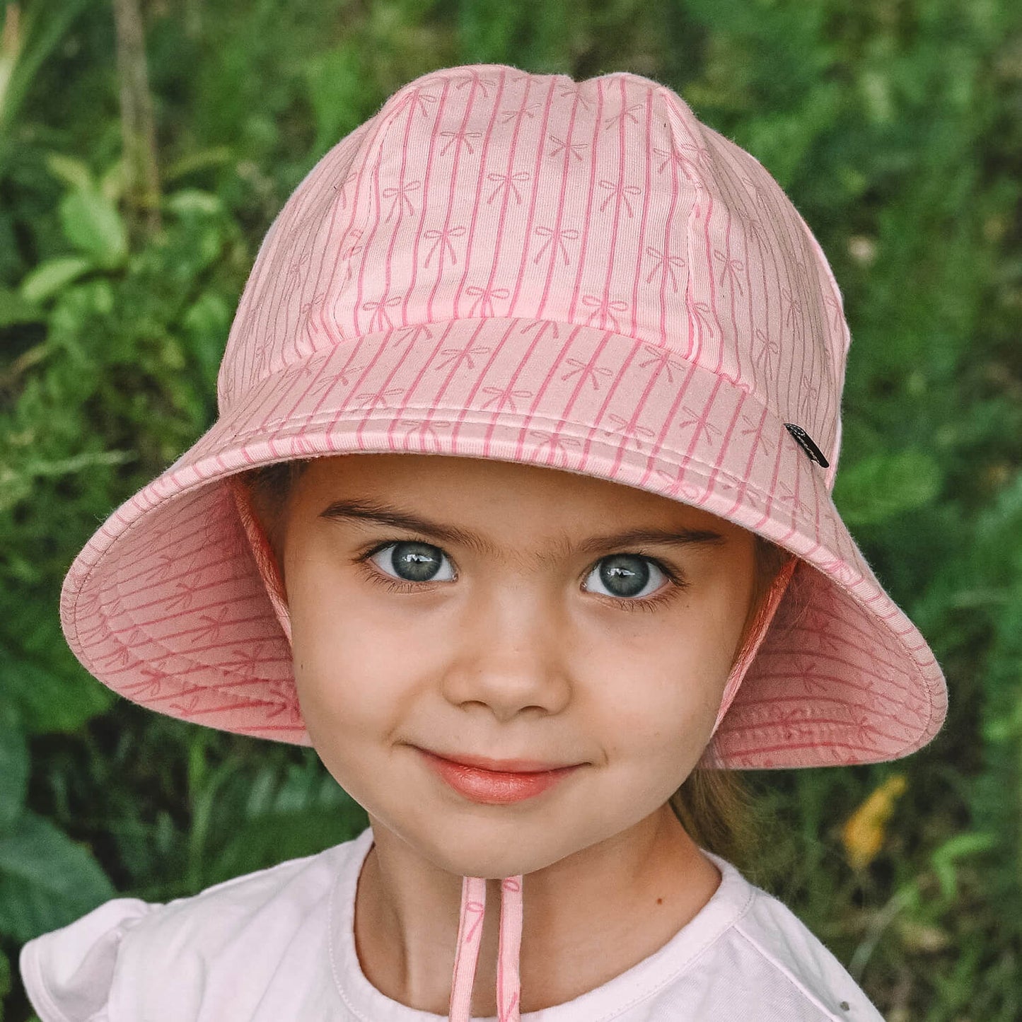 Ponytail Bucket Sun Hat - Ballerina