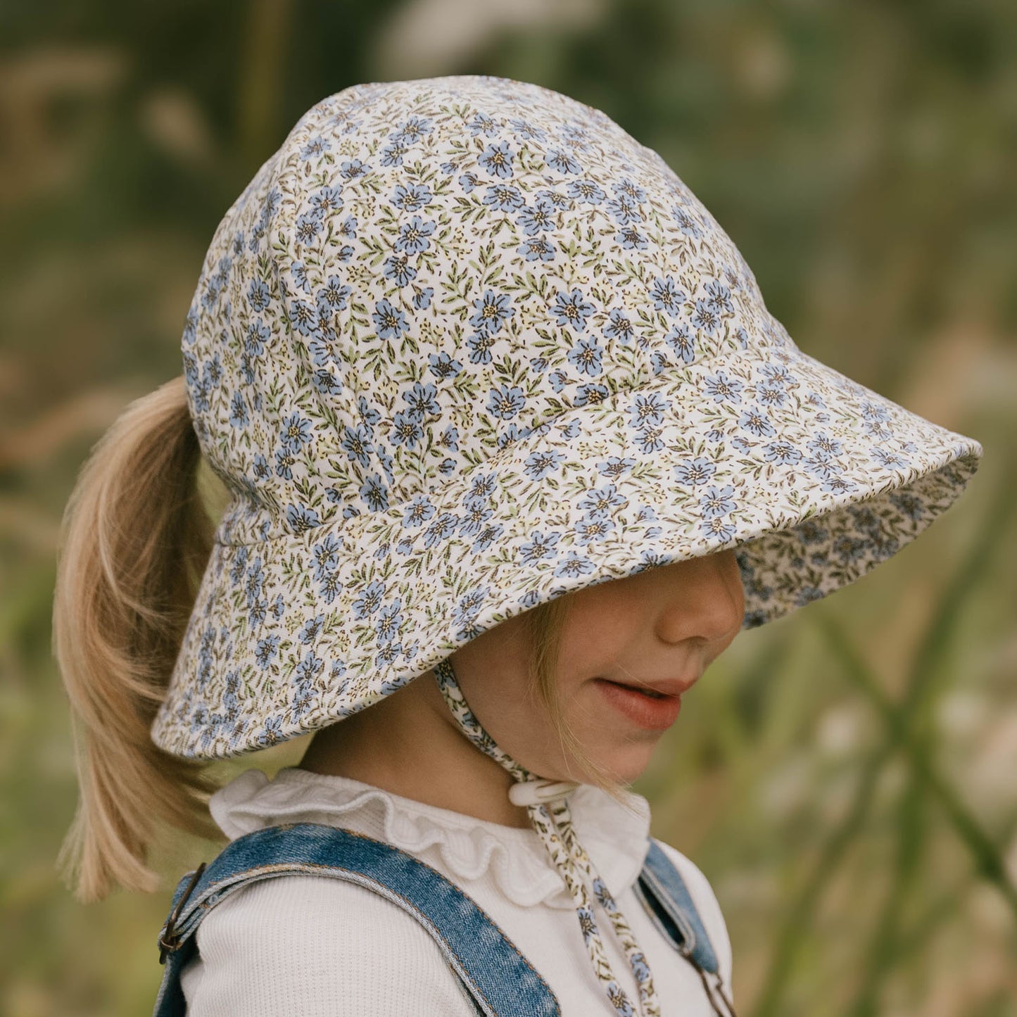 Ponytail Bucket Sun Hat - Harper