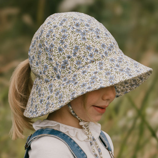 Ponytail Bucket Sun Hat - Harper