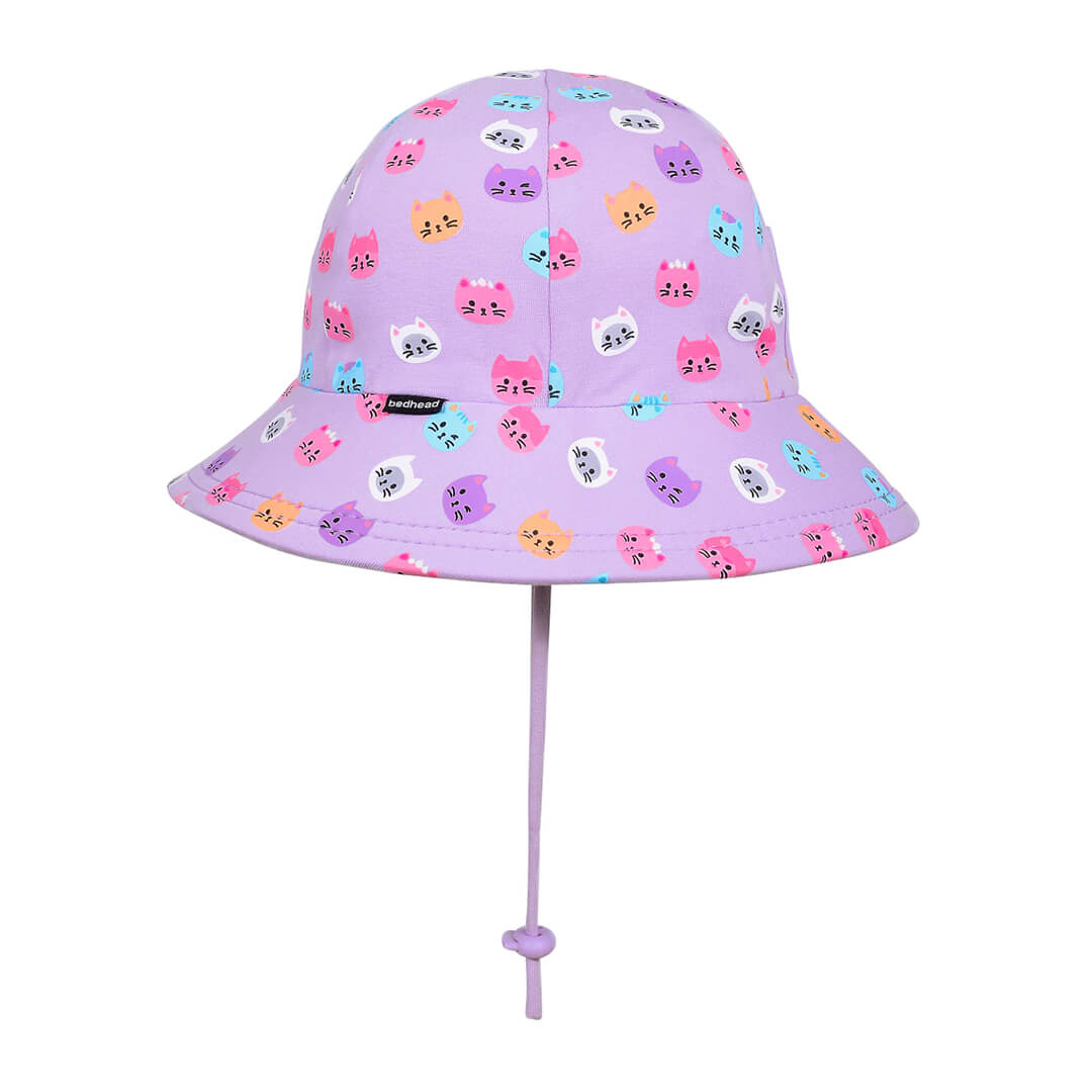 Ponytail Bucket Sun Hat - Kitty