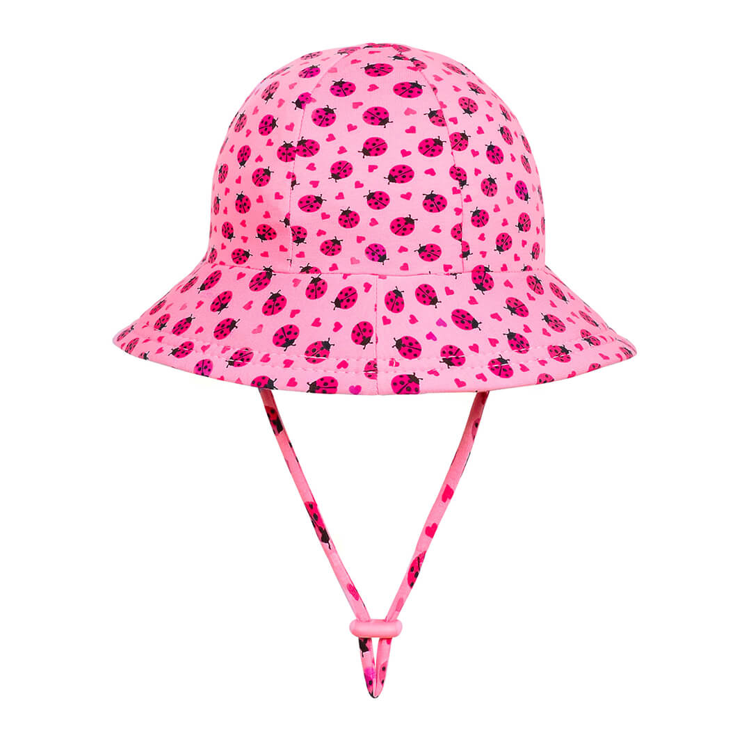 Ponytail Bucket Sun Hat - Ladybug