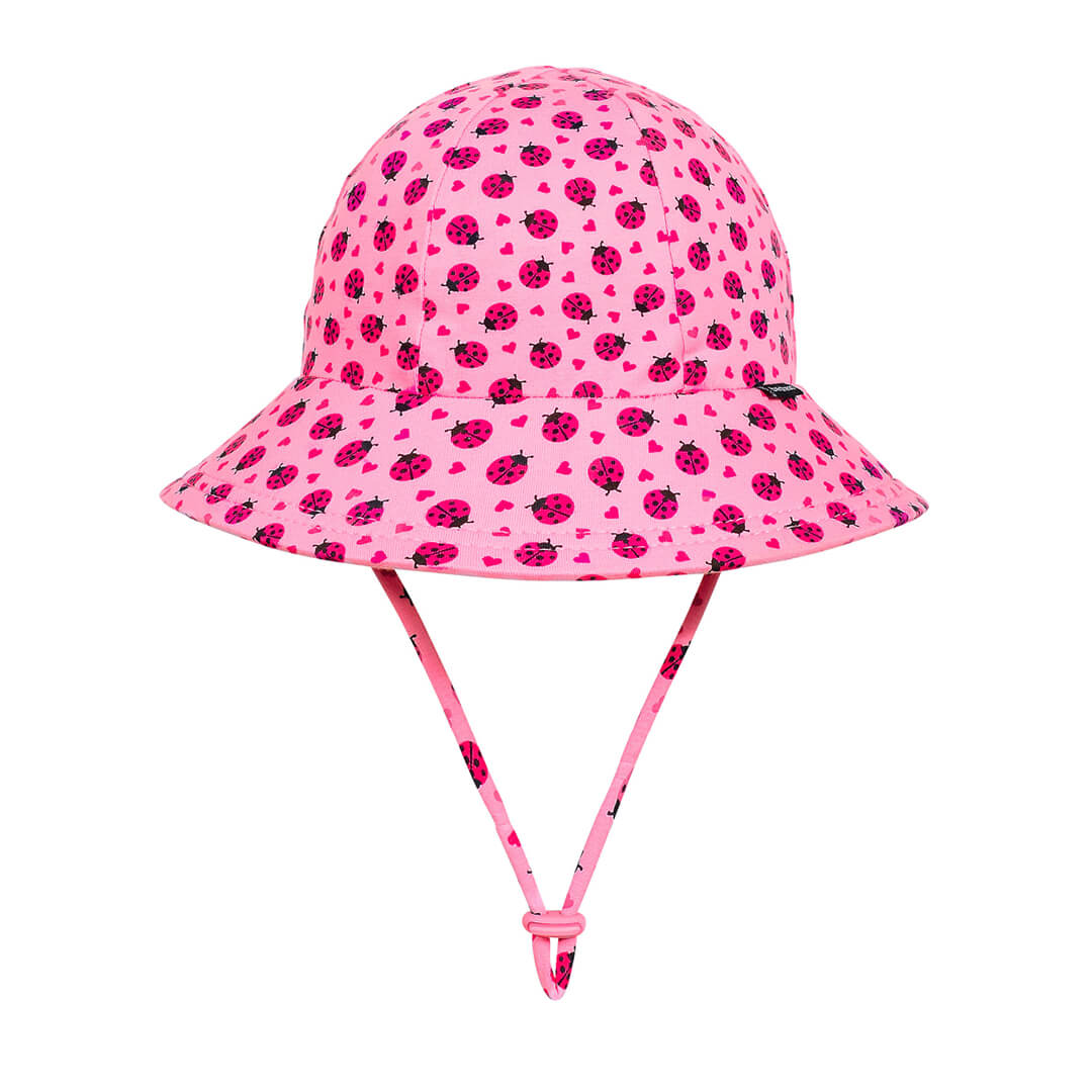 Ponytail Bucket Sun Hat - Ladybug