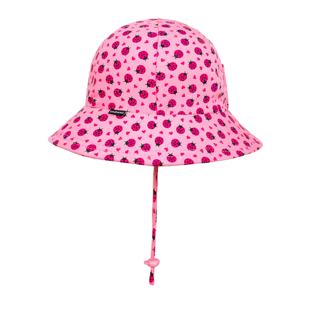 Ponytail Bucket Sun Hat - Ladybug