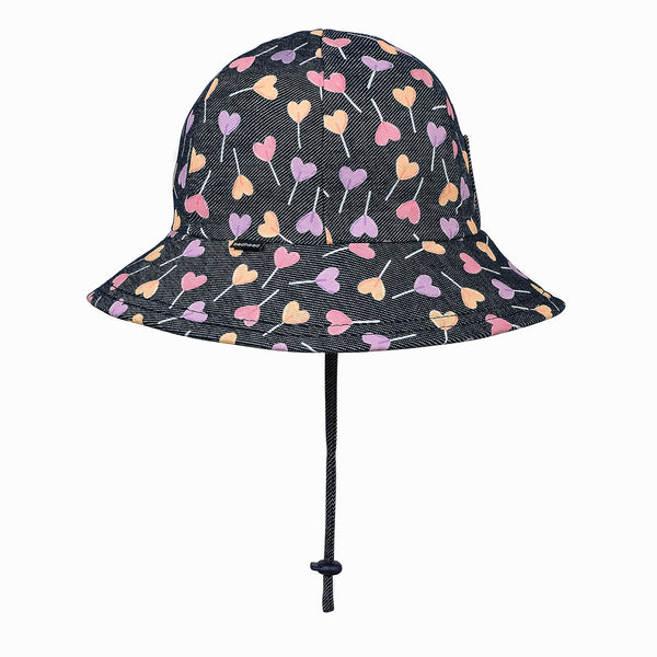 Ponytail Bucket Sun Hat - Lollipop