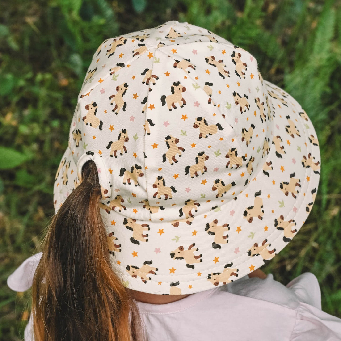 Ponytail Bucket Sun Hat - Pony