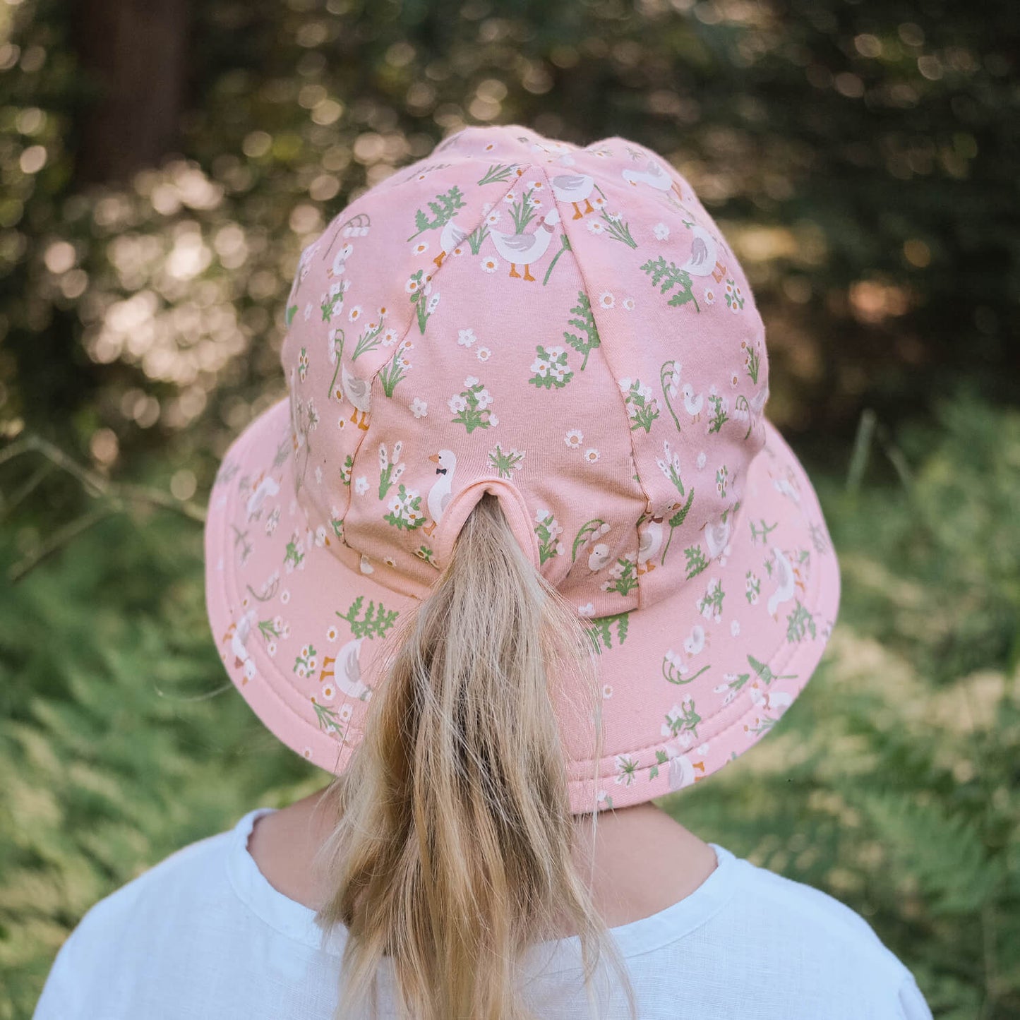 Ponytail Bucket Hat - Quackers