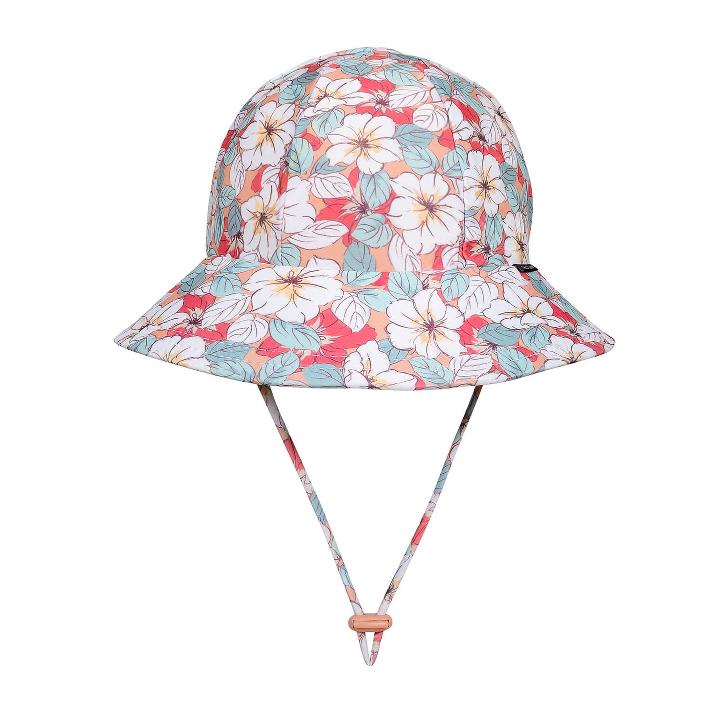 Ponytail Beach Bucket Hat - Hibiscus