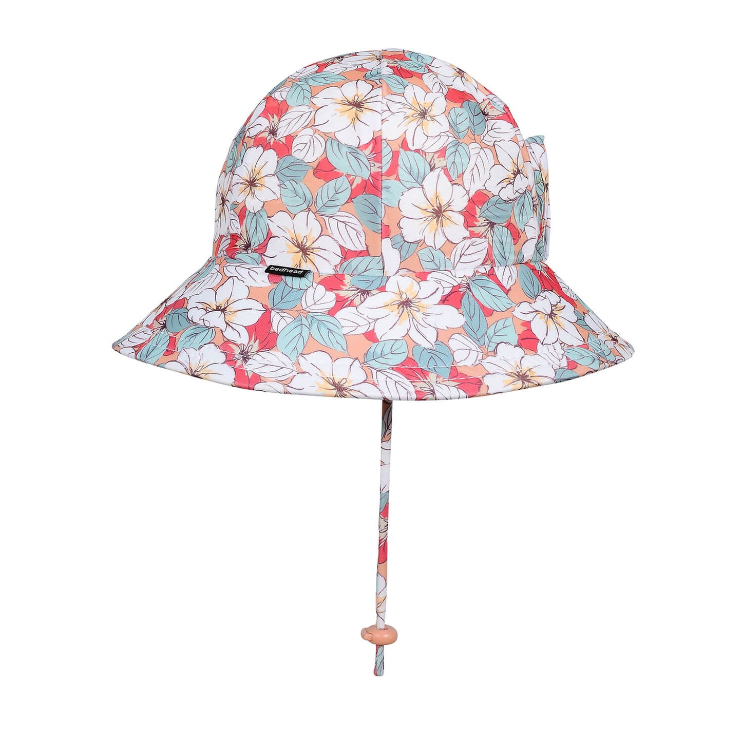 Ponytail Beach Bucket Hat - Hibiscus