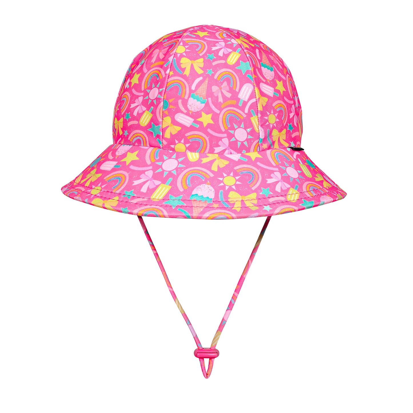 Ponytail Swim Bucket Beach Hat - Summertime