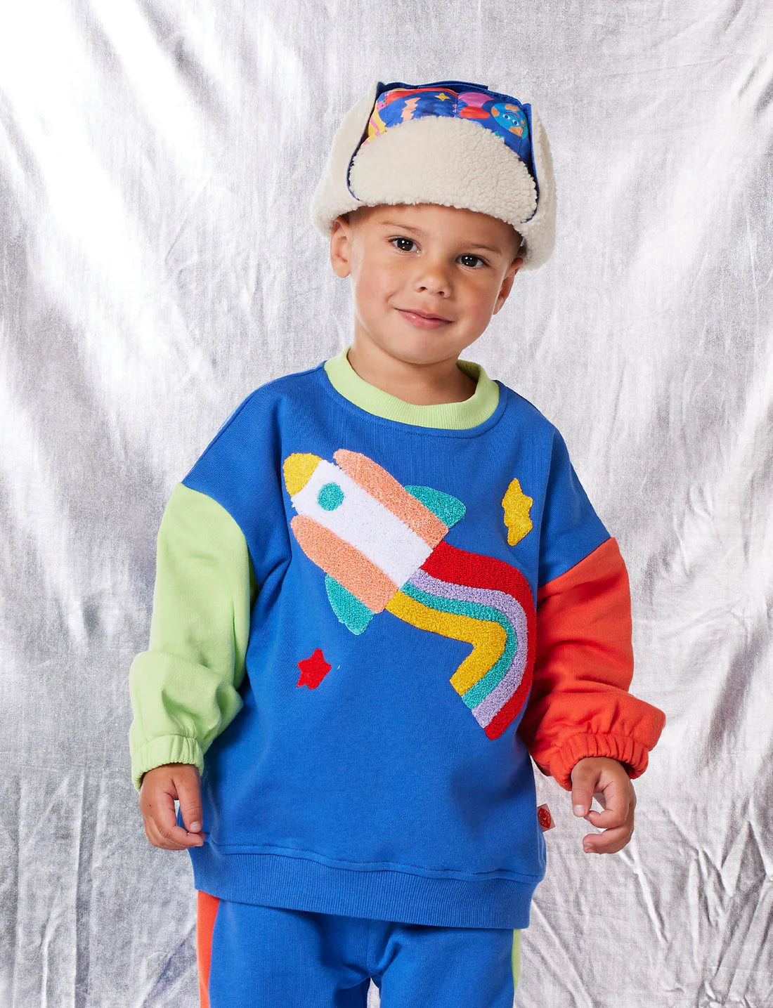 Rocket Ride Navy Sweater