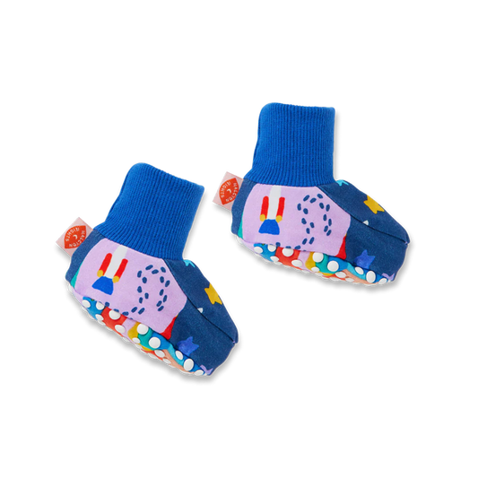 Rocket Ride Baby Booties