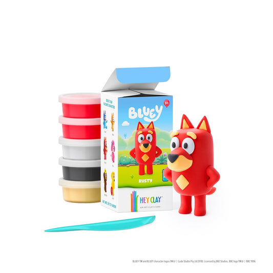 Hey Clay Rusty Single Character - Bluey
