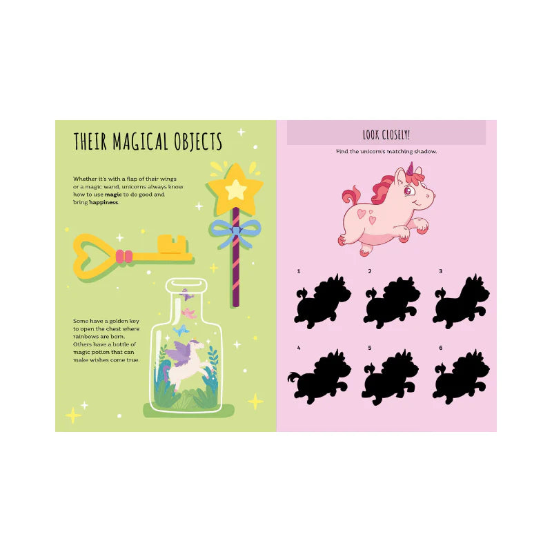 Stickers and Activities Book - Unicorns