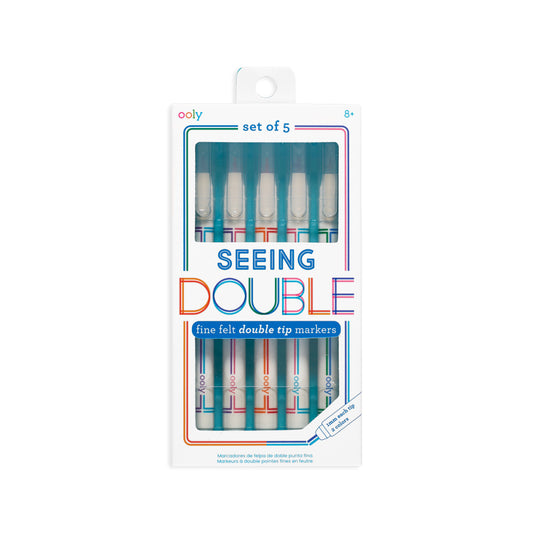 Seeing Double/Fine Felt Double Tip Markers