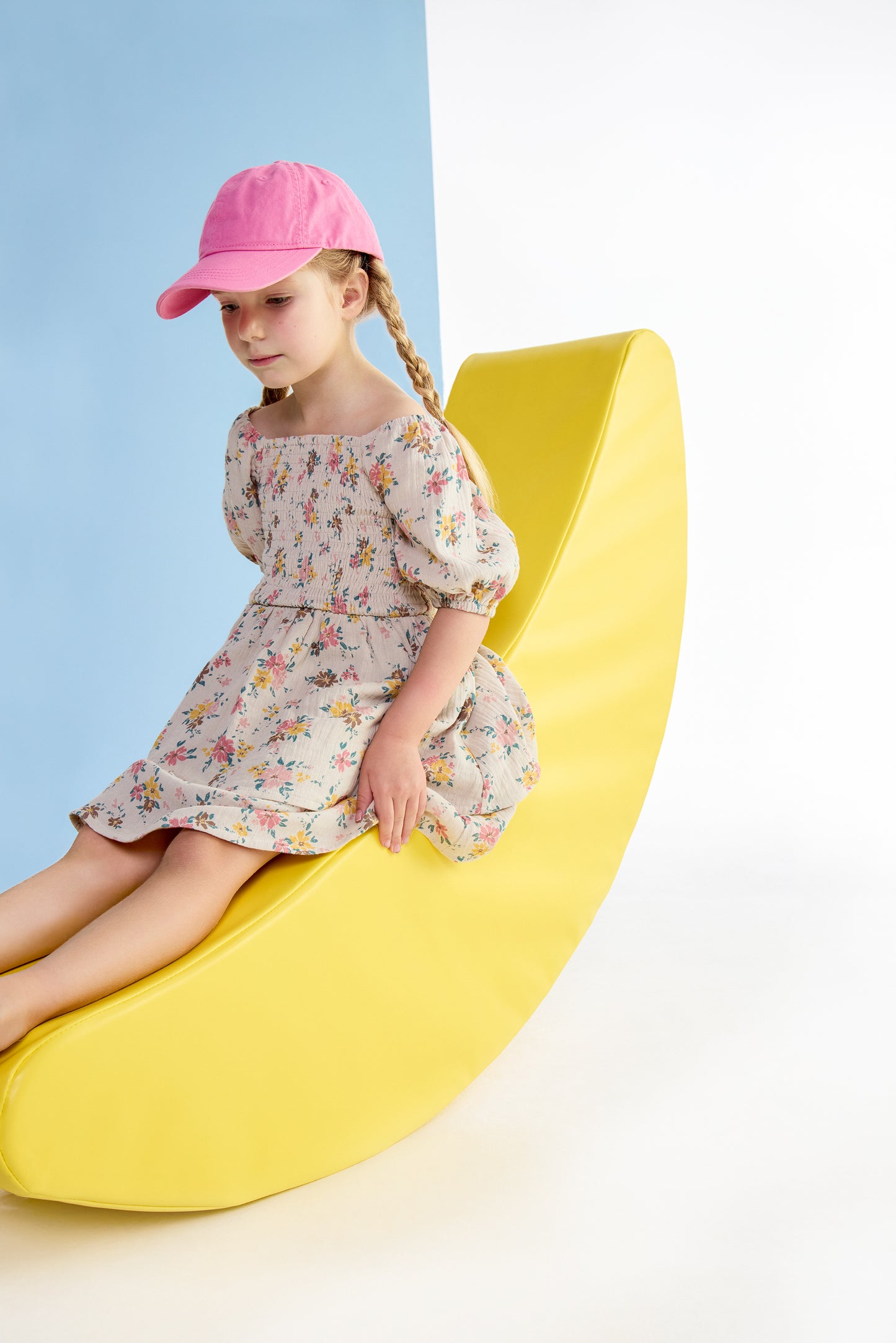 Yasmin Shirred Dress