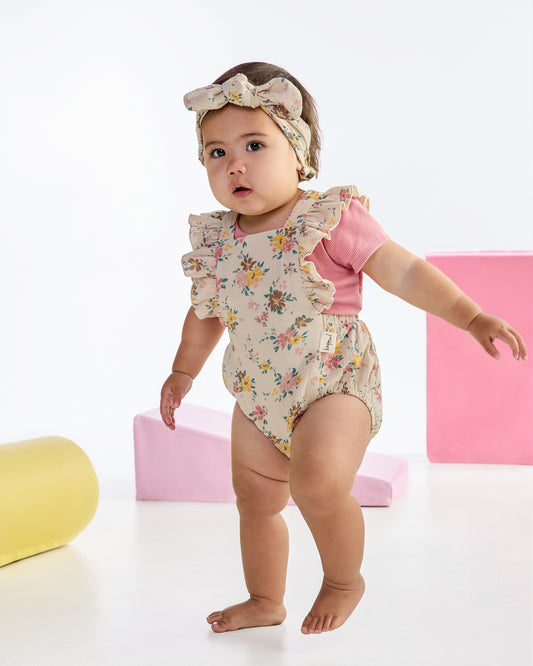 Yasmine Frill Romper