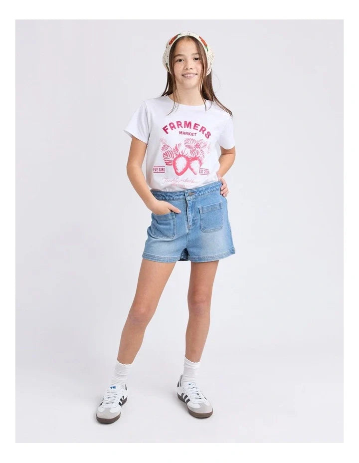 Stella Short in Denim
